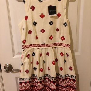 Topshop Pom Pom Summer Dress NWT